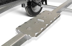 Laivas piekabes pakāpiens 450x200mm, 80mm jūgstienim